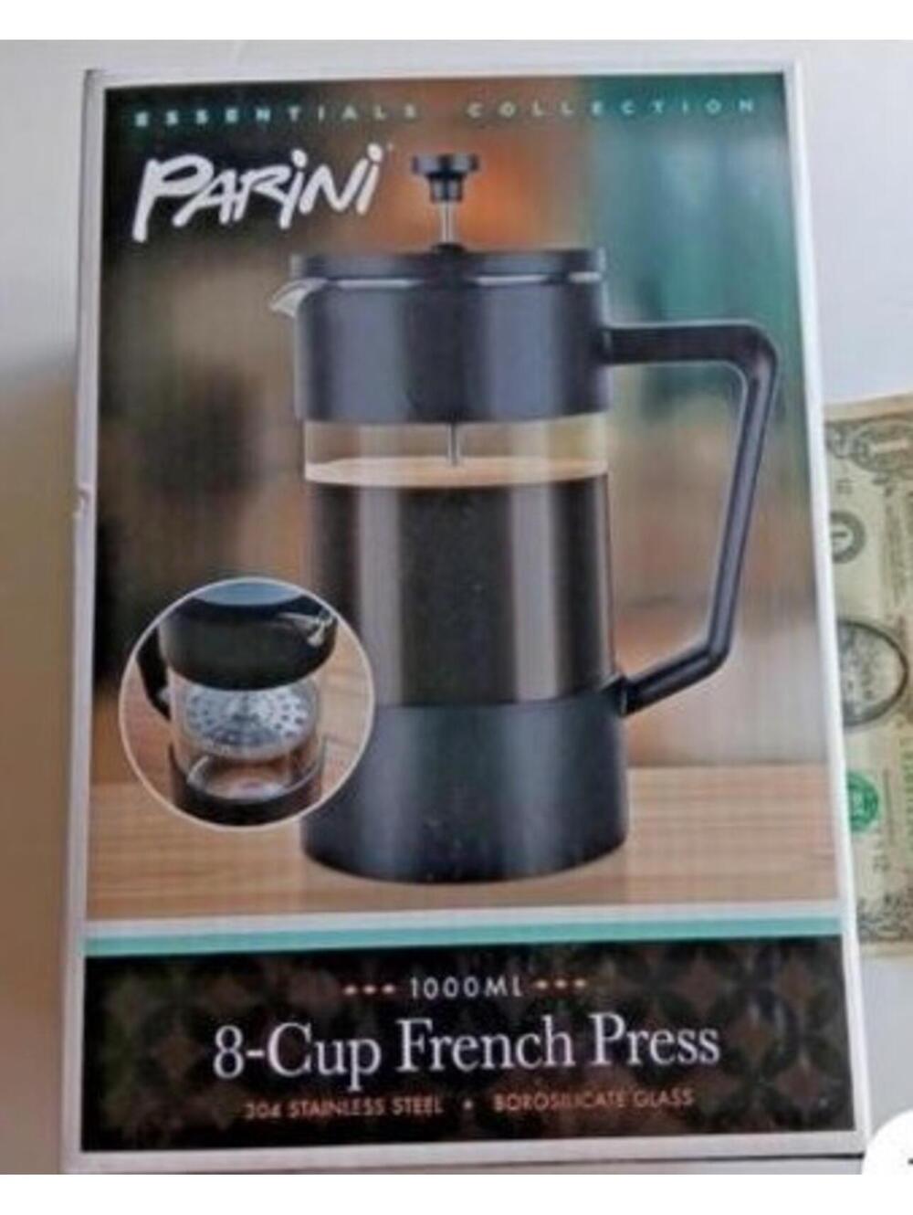 Parini 8-Cup French Press Coffee Maker 1000ML